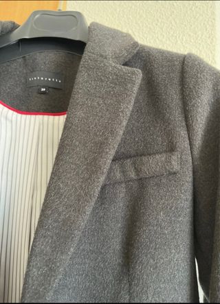 Abrigo negro Tintoretto mujer