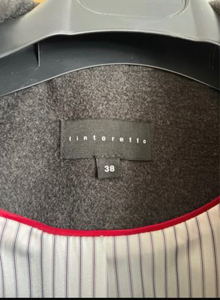 Abrigo negro Tintoretto mujer