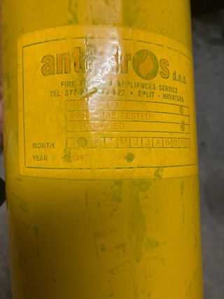 Botella Buceo Antigua 7L Buen Estado