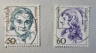 Francobolli Germania, anni '80, Donne della Storia