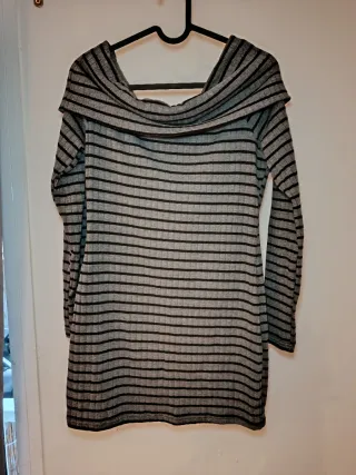 Vestido jersey Shein Talla L Rayas