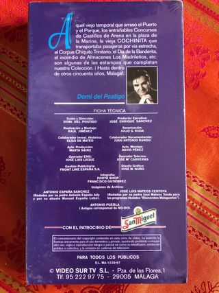 Colección VHS Málaga en Blanco y Negro