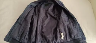 Chaqueta bomber azul