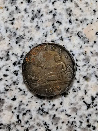 Moneda Antigua 1869