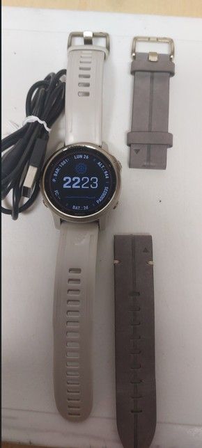 Garmin Fenix 6S Pro Solar Beige/Gris