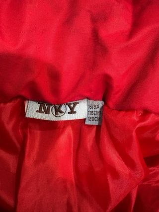 Mono de Nieve Infantil Rojo. Talla 6/8.