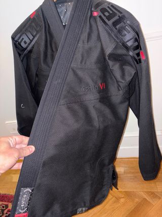 Kimono Jiu Jitsu ESTILO Negro Talla A1
