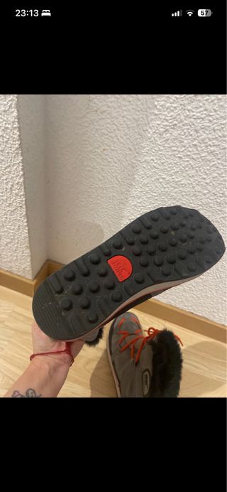 Botas Sorel Talla 37.5 Gris Naranja