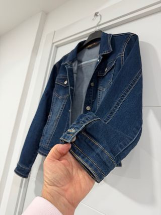 Cazadora tejana MIAO azul mujer