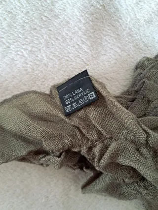 Sciarpa donna verde oliva