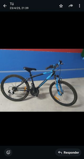 Bicicleta Btwin sin apenas uso