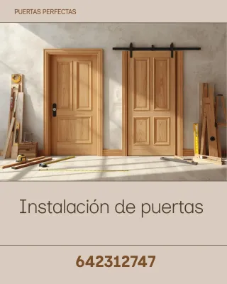 Colocación de puertas, ventanas, albañilería y más