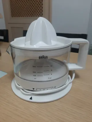 Exprimidor Braun Eléctrico Blanco