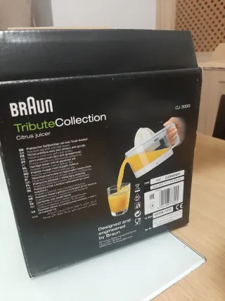 Exprimidor Braun Eléctrico Blanco