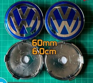 4x Tapabujes llantas de Cubo Volkswagen 60mm