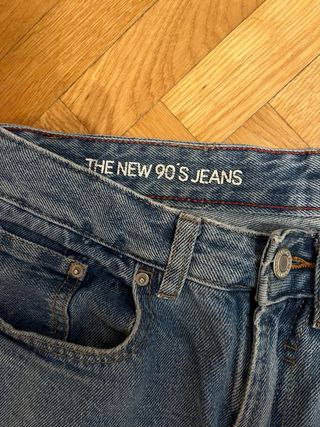 Pantalón vaquero azul relaxed