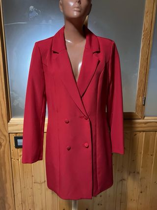 Vestido cruzado rojo