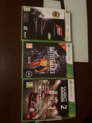 Xbox 360 Juegos: Forza, Battlefield, WRC 2