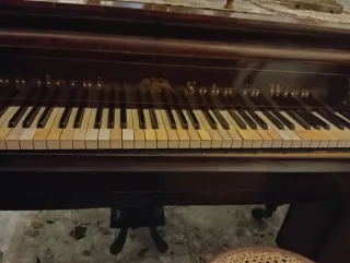 Pianoforte a coda a tutta coda - 1850