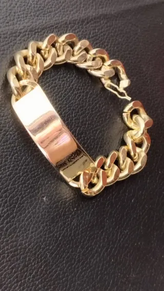 Pulsera Vintage Alpaca Dorada