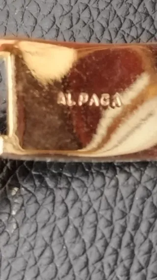 Pulsera Vintage Alpaca Dorada