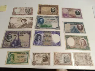 Lote Billetes Españoles Antiguos