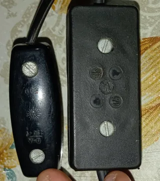 2 Mini Lámparas antiguas de sobremesa vintage