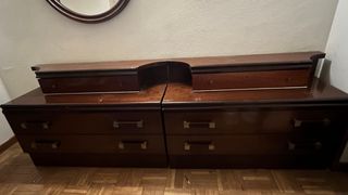 Cómoda/Aparador Bajo Madera Estilo Clásico