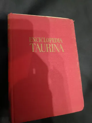 Libro taurino antiguo