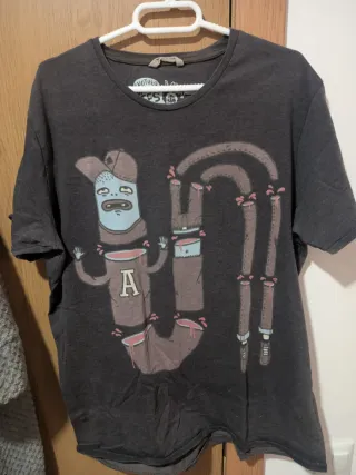 Camiseta manga corta con estampado