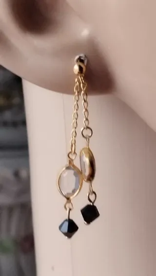 Pendientes vintage baño de oro