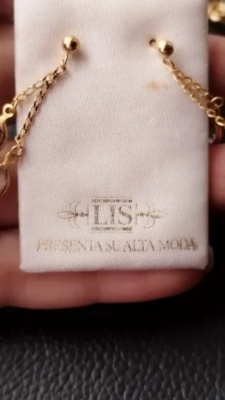 Pendientes vintage baño de oro