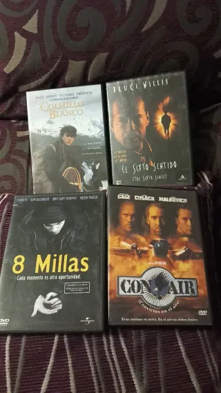 Lote 4 Películas DVD: Colmillo Blanco, Sexto Senti
