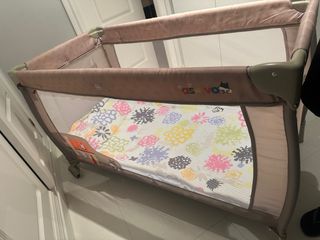 Cuna viaje + colchón de viaje