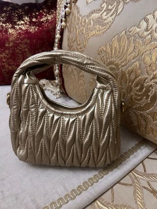 Borsa Miu Miu Dorato