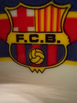4 Platos FC Barcelona Cerámica