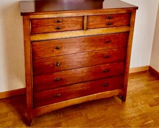 Cómoda/espejo madera. Venta en conjunto o separado