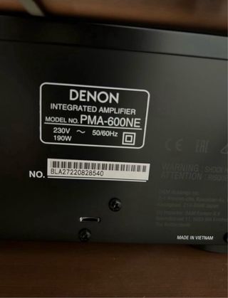 Amplificador Denon PMA-600NE Negro