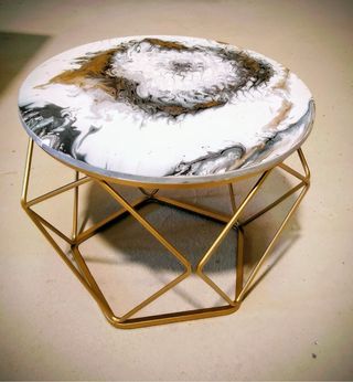 Tavoli ausiliari effetto marmo