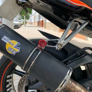 Antirrobo para tubos de escape moto UNIVERSAL