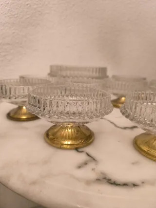 Conjunto Vajilla Cristal Walther Cuencos Fruteros