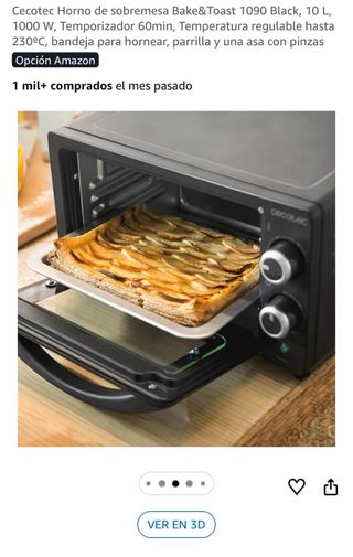 Horno Cecotec Bake&Toast 1090 Negro