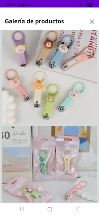 3 Cortauñas Infantiles Diseño Animales nuevo preci