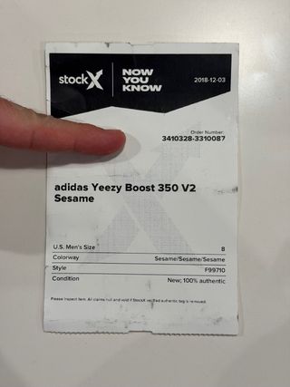 Adidas Yeezy Boost 350 V2 Sesame