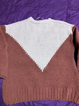 Jersey de punto con diseño chevron