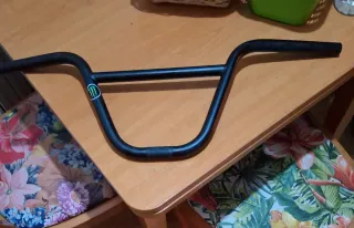 Manillar BMX 6 pulgadas Negro