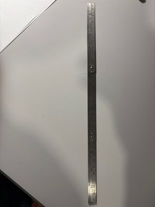 Regla plegable metal Arthur Balfour & Co