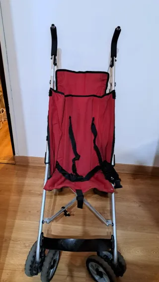 Silla de paseo paraguas roja