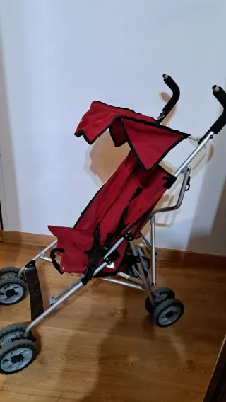 Silla de paseo paraguas roja