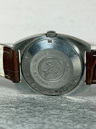 Reloj Nino Automático Suizo Marrón/Plata